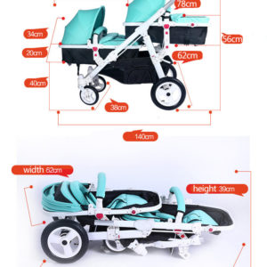 HK-free-delivery-Twins-baby-Stroller-twins-strollers-have-many-ways-combine-Prams-for-summer