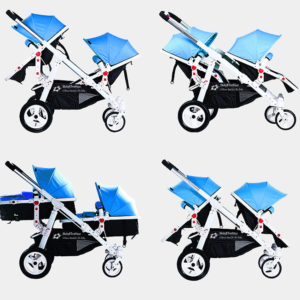 Geschwisterwagen / Zwillingswagen Blue